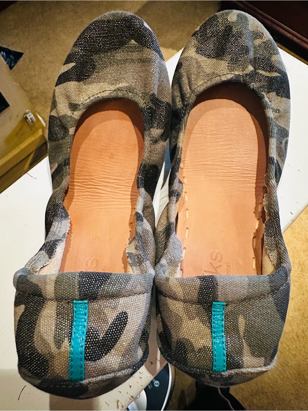 Tieks Calouflage/Camouflage Ballet Flats Size 9